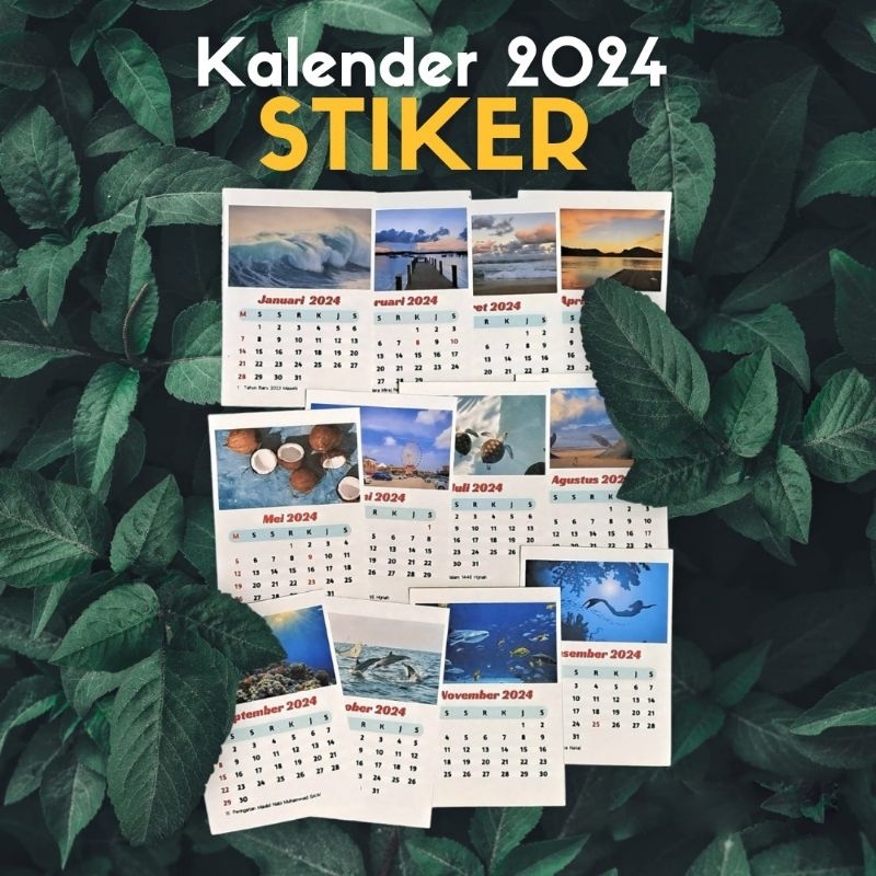 

STIKER KALENDER 2025 CUSTOM FOTO