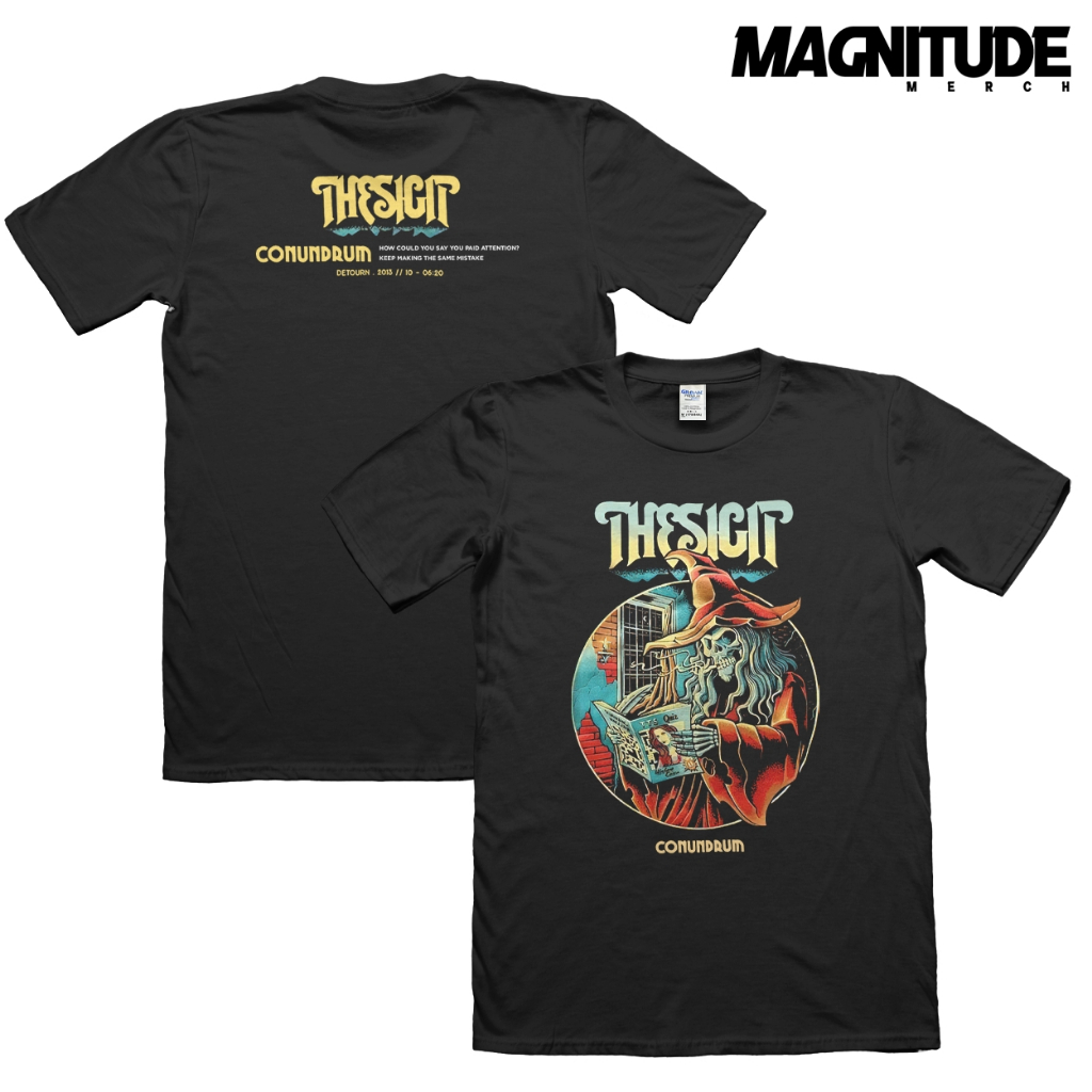 Magnitude T-Shirt The Sigit x Morrow Division - Conundrum | Kaos musik | Kaos band