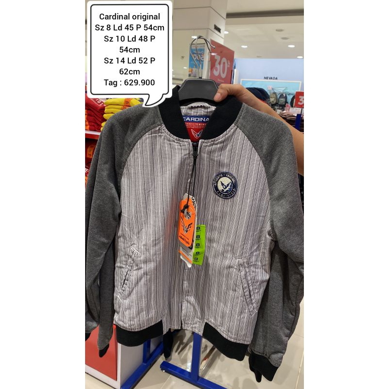 jaket anak cardinal kids original