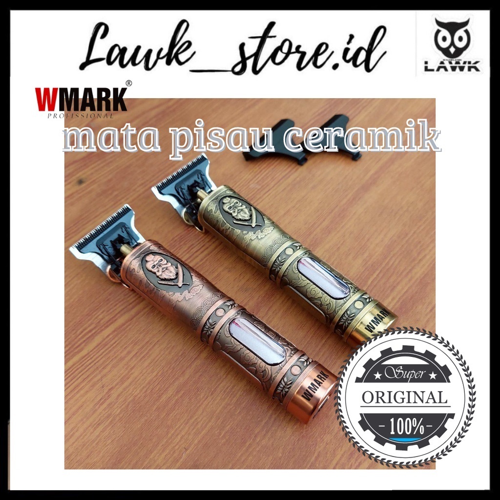 RK90 WMARK 307 Hair Trimmer Wmark Ng-307 Full Metal / MESIN CUKUR RAMBUT PROFESIONAL / Trimmer Wmark