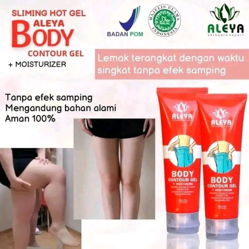 Body Contour gel Aleya body Slimming gel membakar lemak