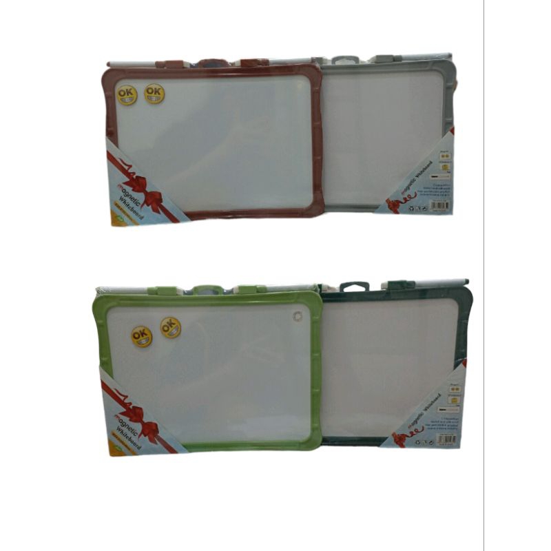 

Papan Tulis anak Magnet 31×24 / Papan tulis anak whiteboard polos