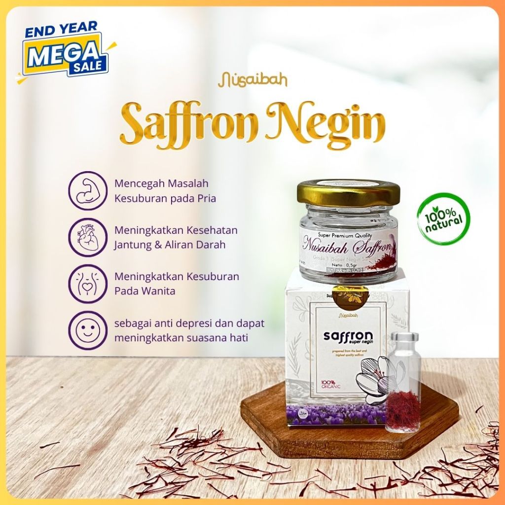 

Saffron Extra Super Negin 0,5 Gr 0,25 Gr | Saffron Premium | Saffron Afganistan | Promil JSR | Promil Saffron