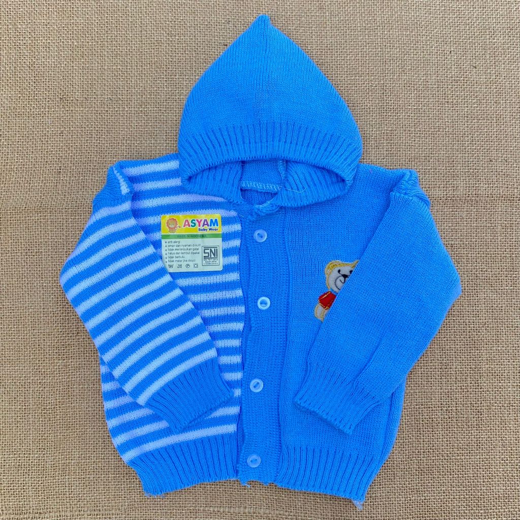 Jaket Rajut Bayi Sweater Bayi 0-6 Bulan ASYAM BABY