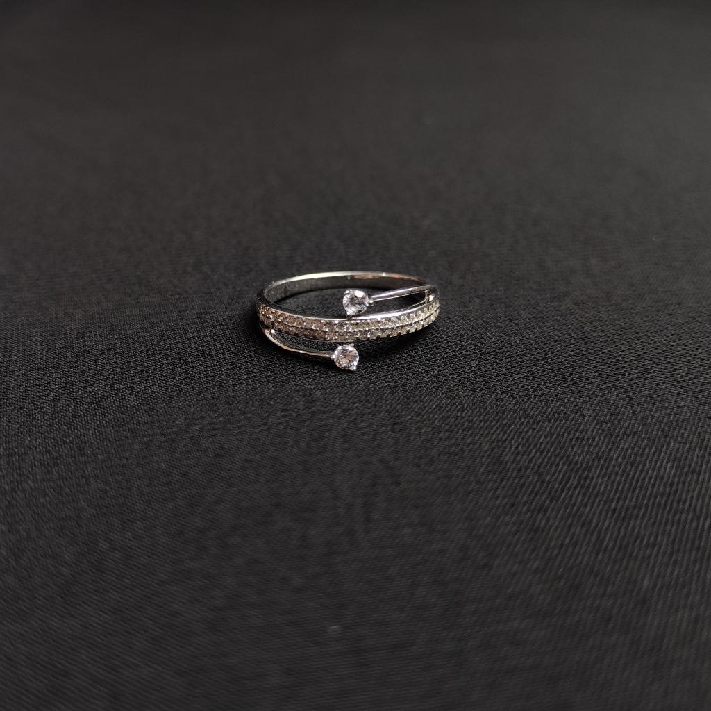 Cincin Wanita Perak ASLI 925 Motif Silang