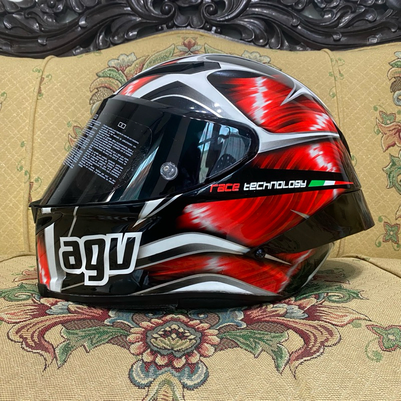 HELM AGV CORSA HURICANE REPAINT