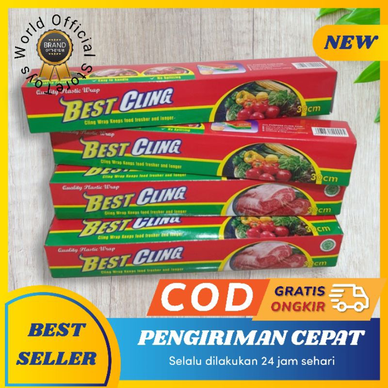 Best Cling plastik wrap plastik wrap cling wrap cling wrap 30cmx30meter / plastik ( 12 inchi )