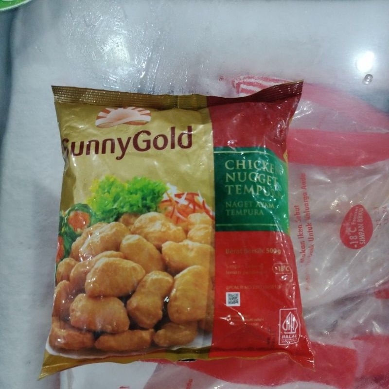 

Sunnygold chicken nugget tempura 500gr