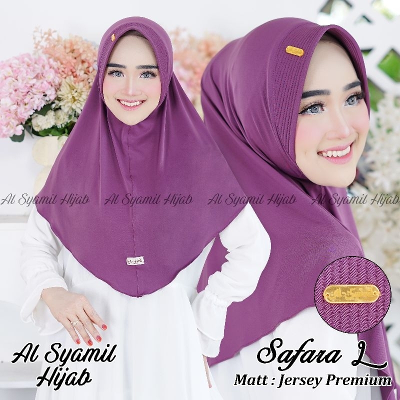 Hijab Sporty Hamidah/Hijab Bergo Instant/Hijab Bergo Murah (Pin L)