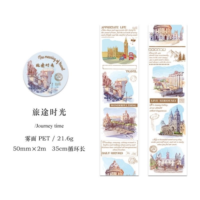 

decoration pet tape pemandangan bullet journal journals journaling bujo ephemera sticker