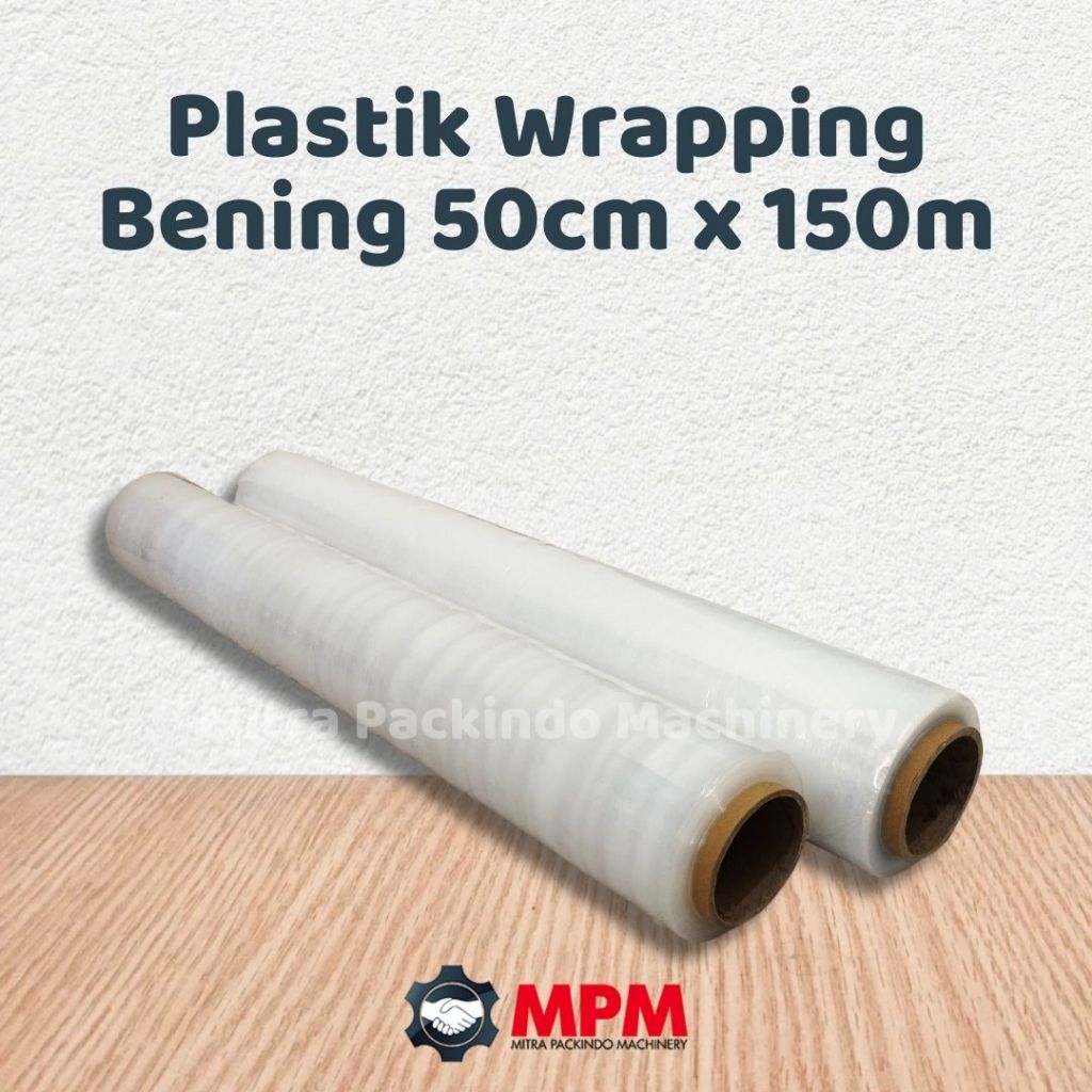 

Plastik Wrapping 50cm x 150m / Wraping Strecth Film / Pallet Plastik Wrap