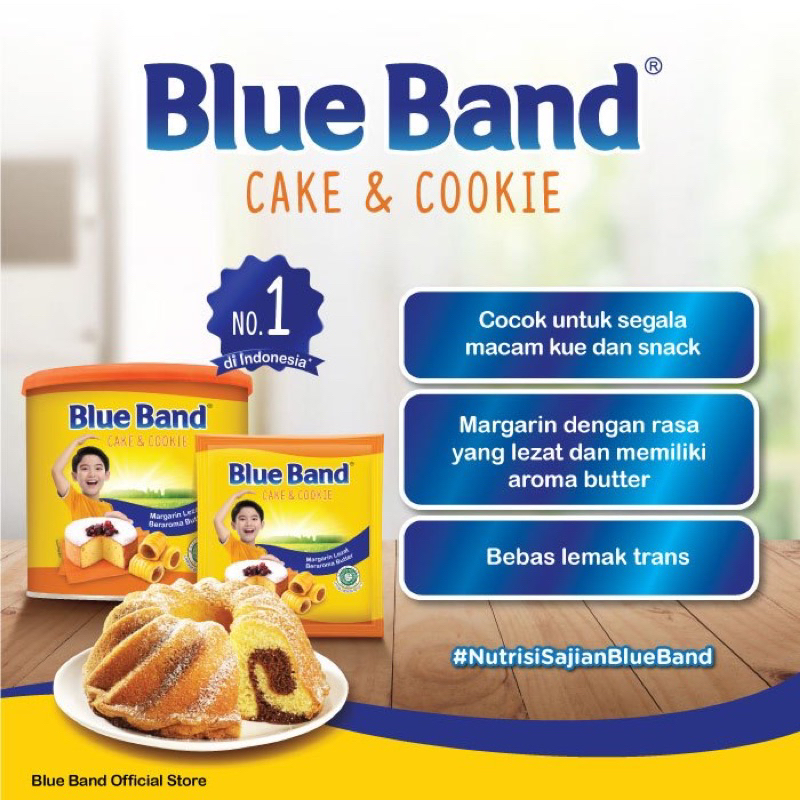 

Blue Band cake and Cookies Bahan kue