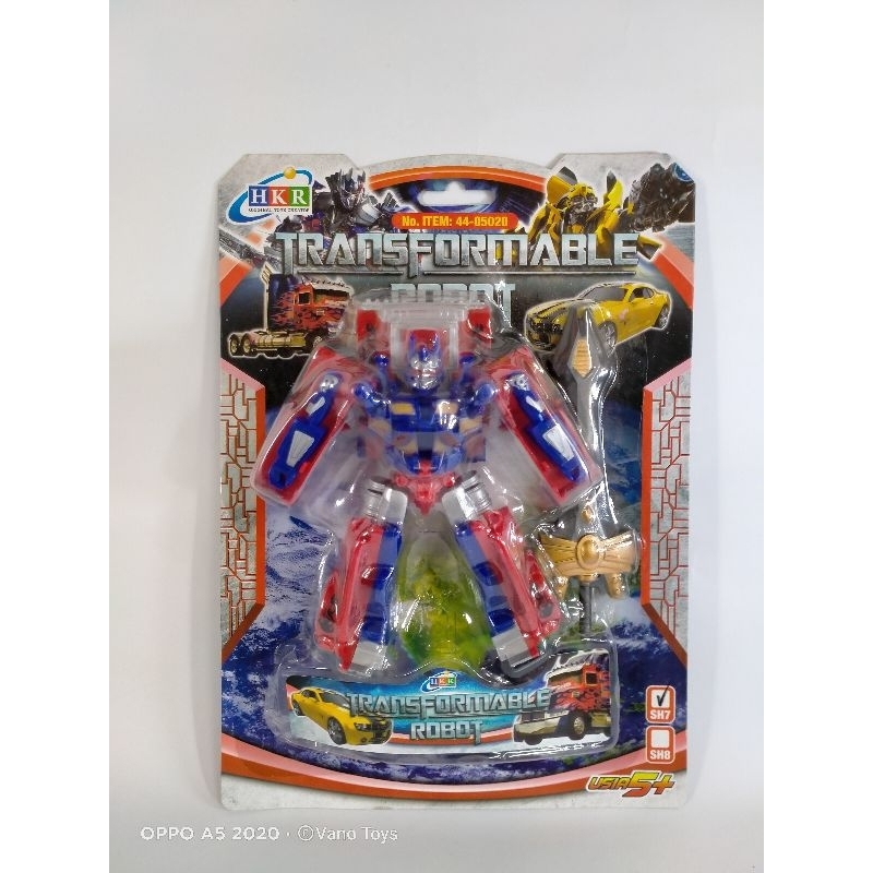 Mainan Robot Truk Transformable