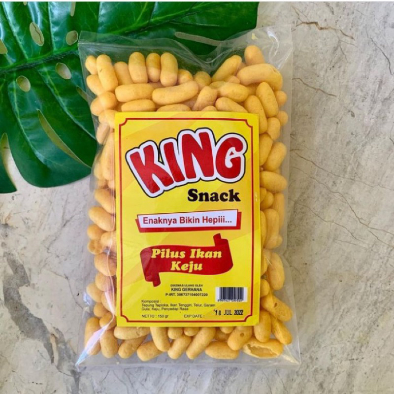 

King Snack Pilus Ikan Keju 150gr