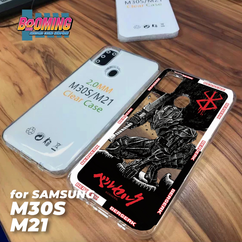 Case Samsung M21 - M30S Casing Samsung M21 - M30S Motif [BERSERK] Booming Case Softcase Premium - Ca