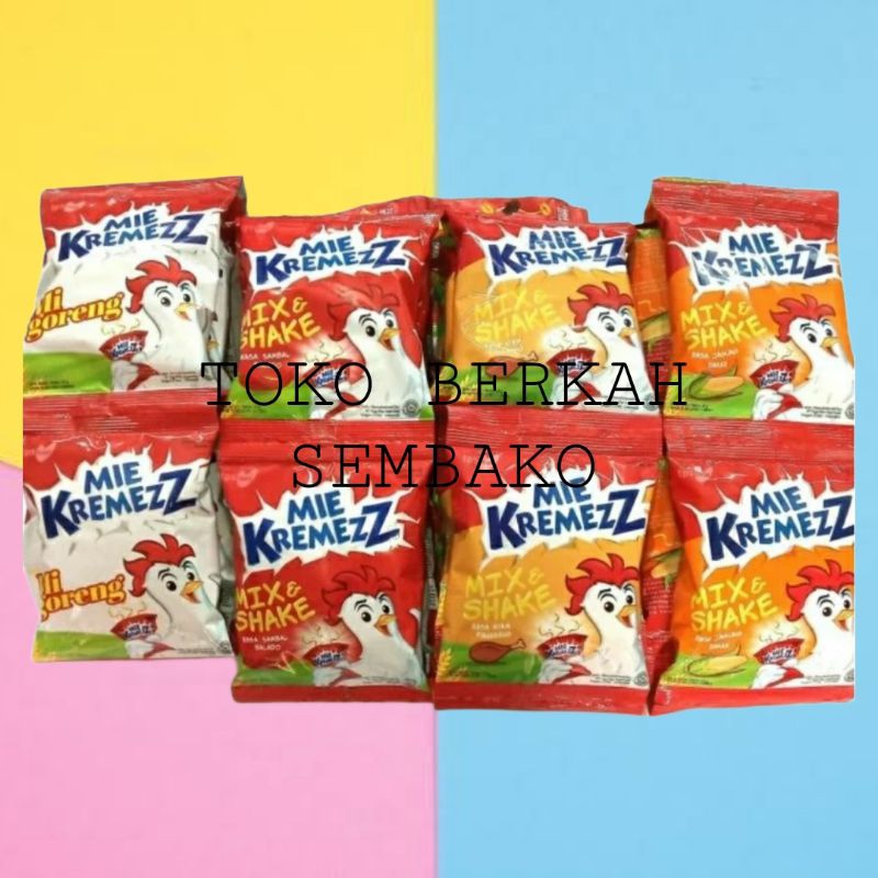 

(RENCENG) Mie Kremezz Mix&Shake 16gr Isi 10pcs