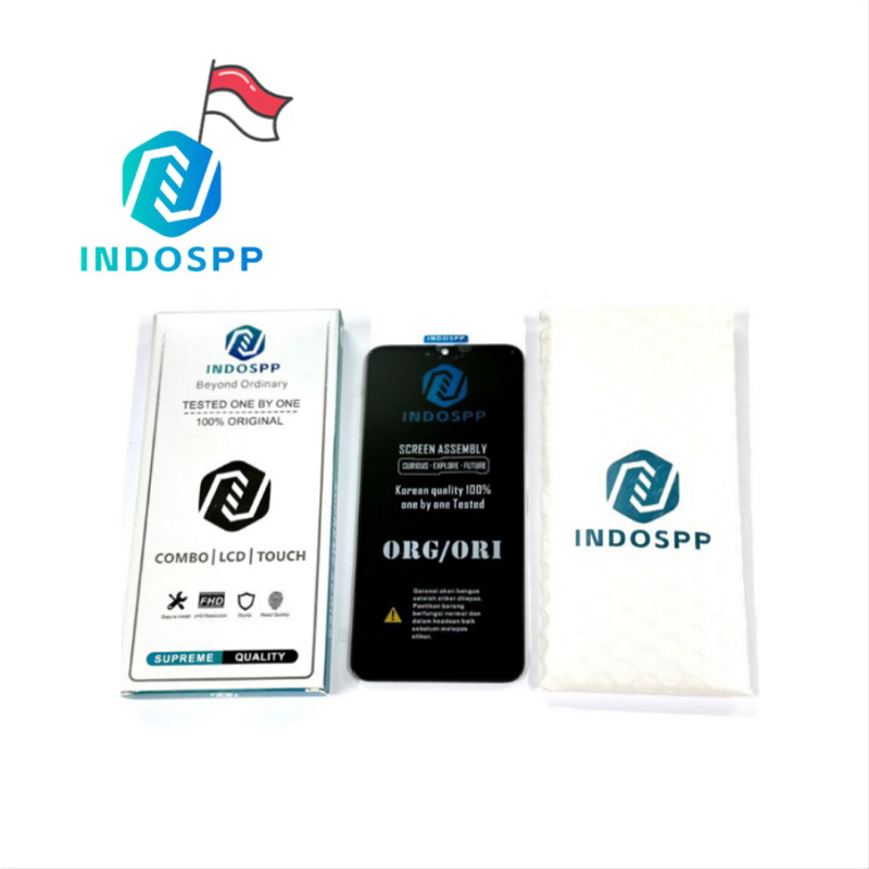 INDOSPP - lcd ts full set samsung galaxy A30 A50 A50S suport finger soft oled original indospp