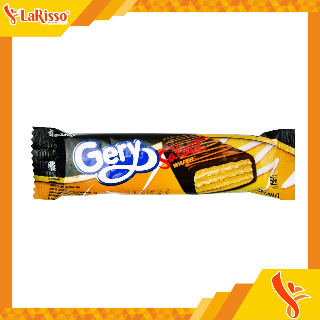 

GERY SALUT WAFER CHOCO HAZELNUT 6GR(24'S)