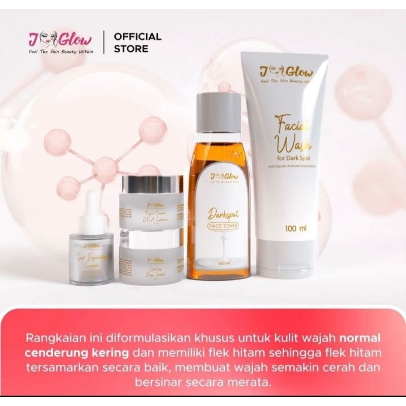 JGLOW FLEK DARKSPOT EXFOLIATING / JGLOW SKINCARE PAKET FLEK DARKSPOT