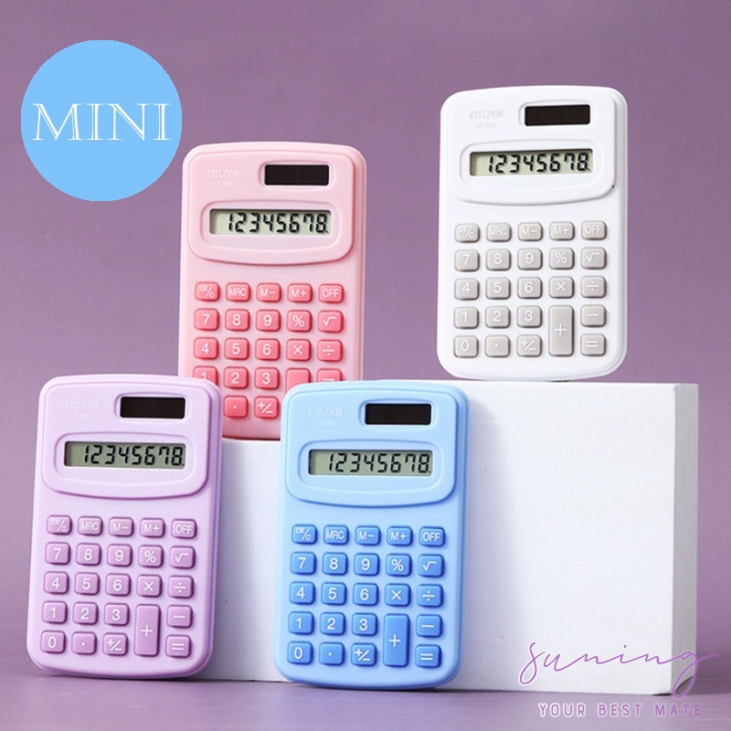 

KALKULATOR MINI 8 DIGIT BISA MASUK KANTONG SAKU / KALKULATOR MINI POCKET SIZED 8 DIGIT WARNA LUCU-Suning Mall