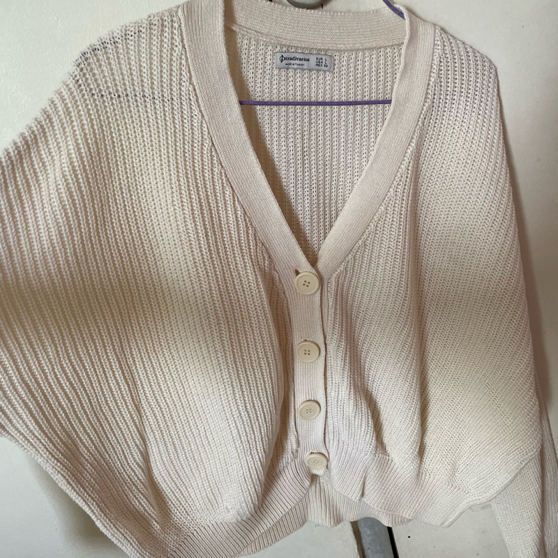 cardigan rajut knit sweater stradivarius preloved