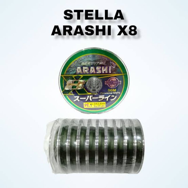 PE Arashi X8 50m murah kuat