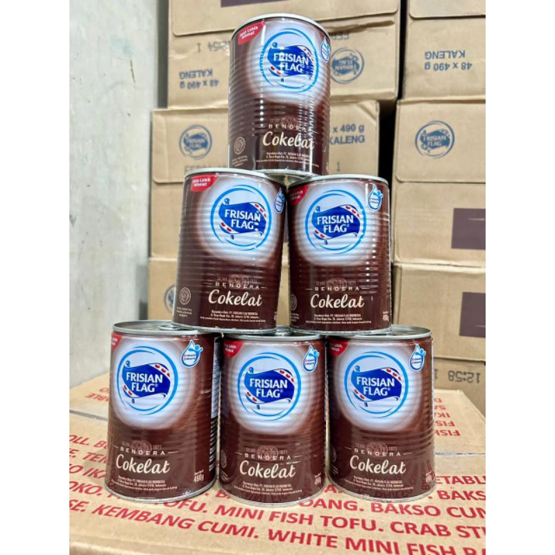 

Susu Bendera frisian flag coklat 490 gr