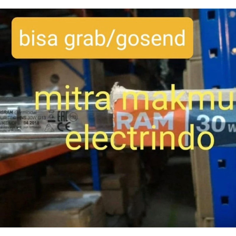 lampu UV osram Puritec HNS 30wG13 G30 T8/ UV osram Germicidal UV t8 30W