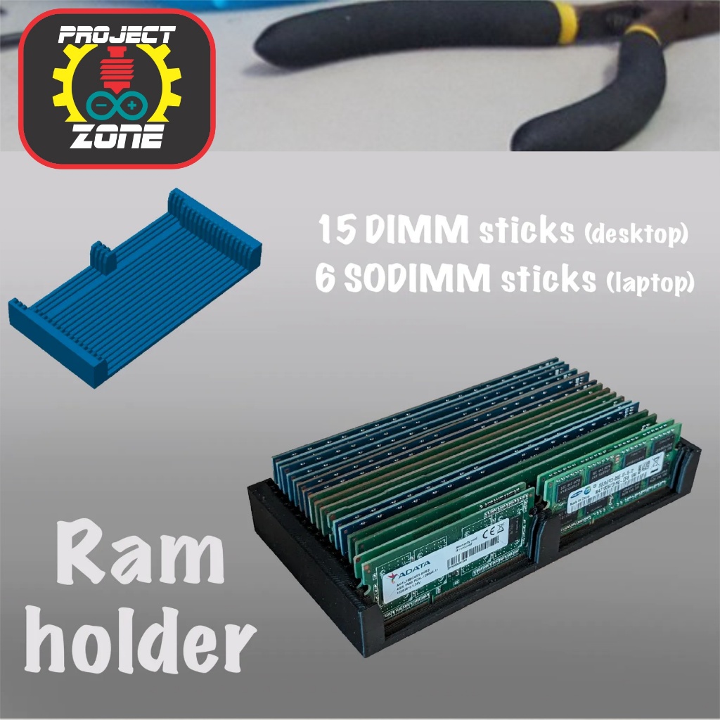 Holder Stand Rak RAM Komputer PC Laptop DIMM SODIMM DDR3 DDR4