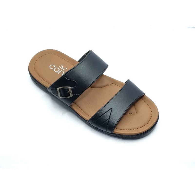 SANDAL CARVIL PRIA FLAVO|Sandal Pria Dewasa Terbaru|Flavo-02 Black