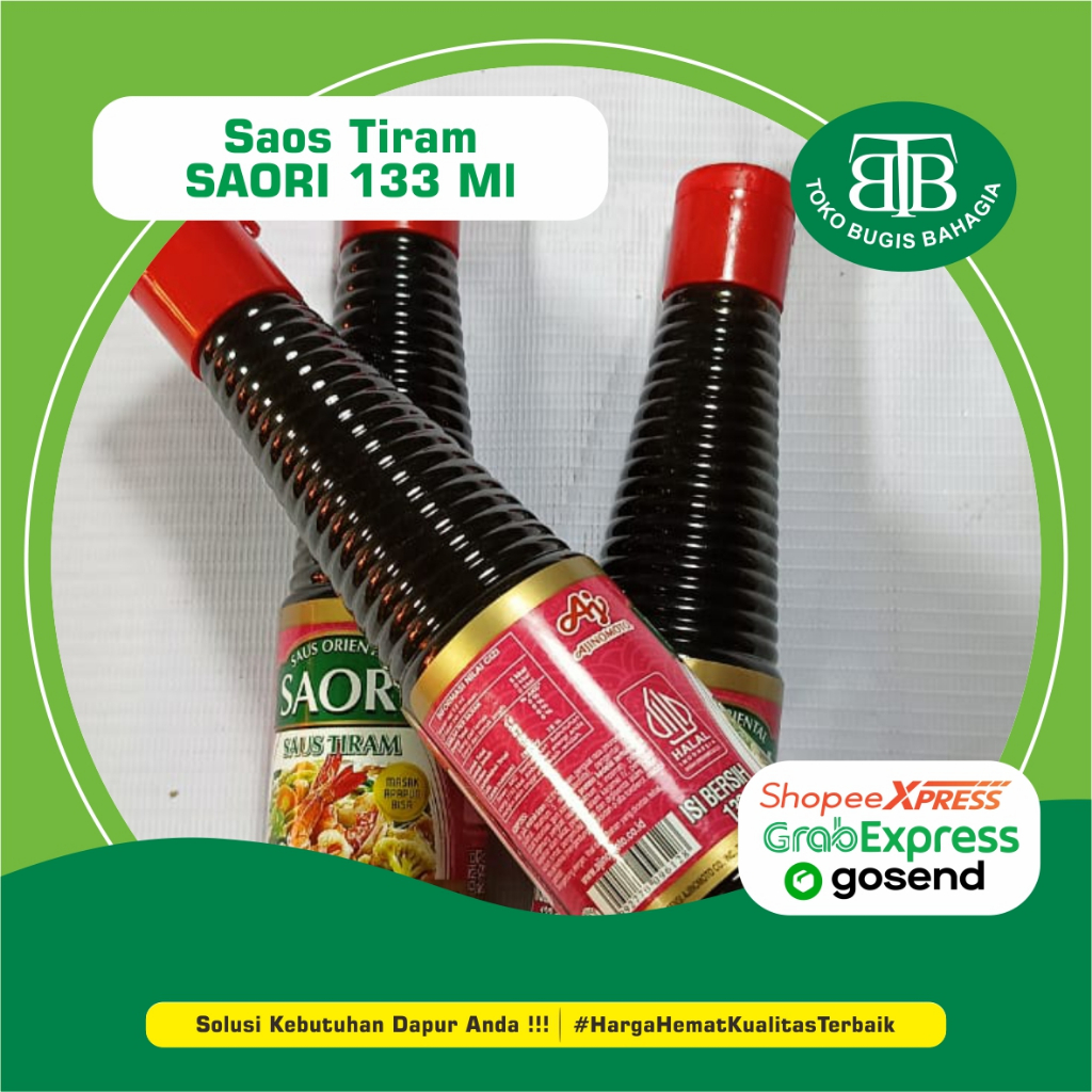 

Saori Saos Tiram 133 Ml Murah Makassar