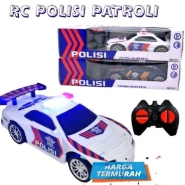 Mainan Mobil Remot Polisi