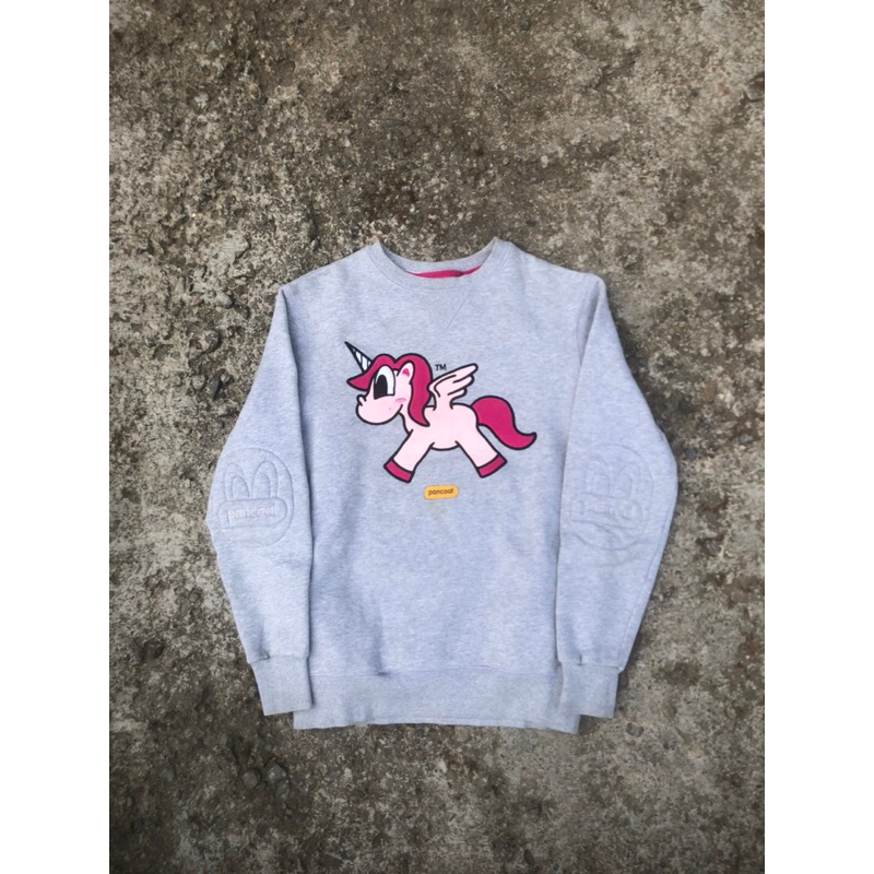 crewneck pancoat pop unicorn original second