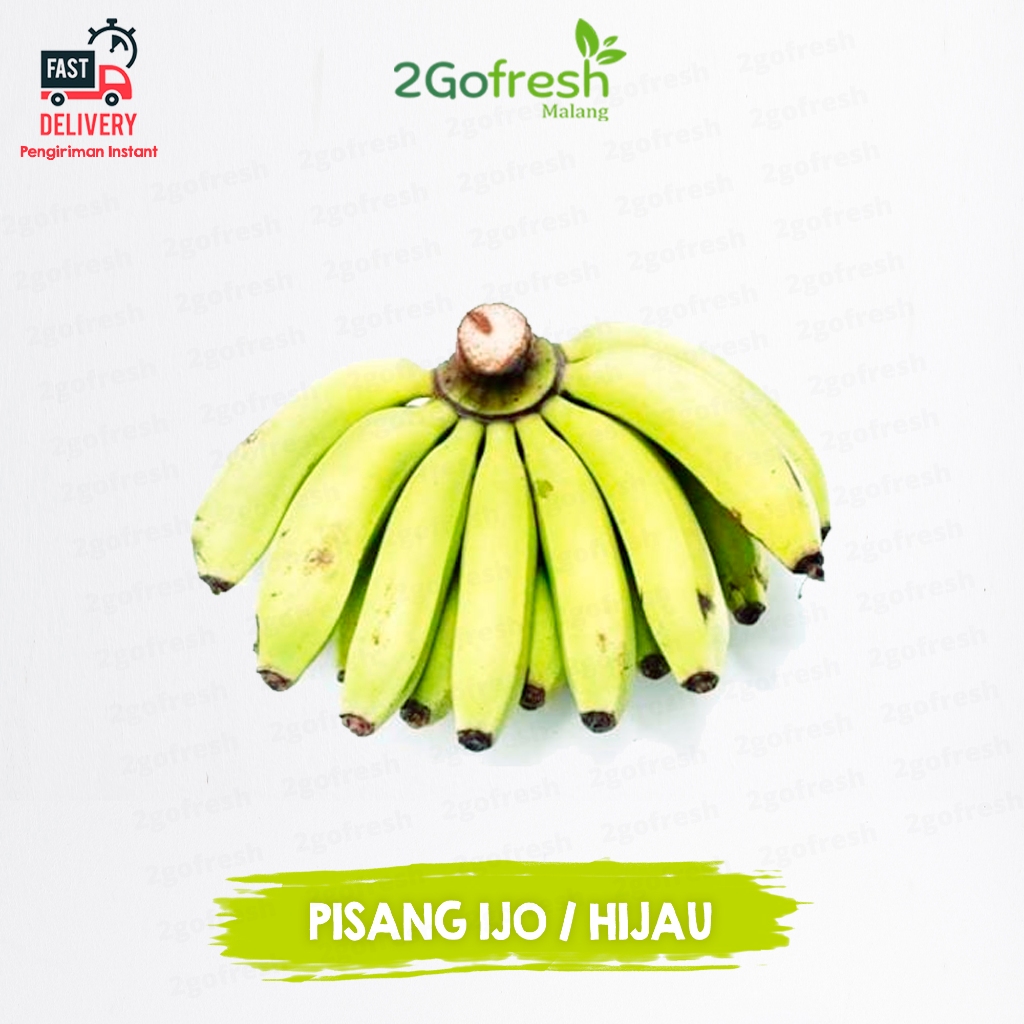 

Pisang Hijau / Ijo Fresh - Rempah Sayur Sayuran & Buah Buahan