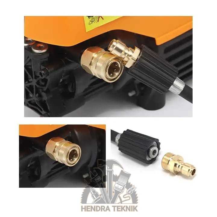 COUPLER JET CLEANER KUNINGAN QUICK RELEASE KOPLER SAMBUNGAN STEAM HD QUICK COUPLING