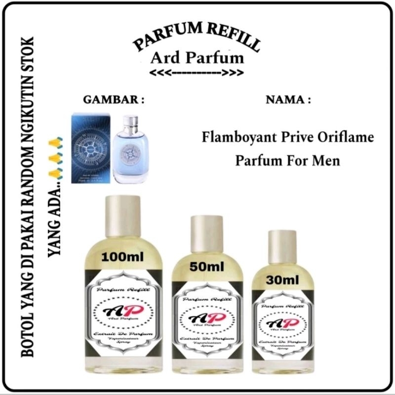 Parfum Refill Flamboyant Prive By Oriflame For Men