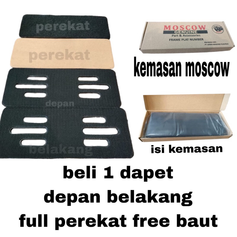 FRAMELESSPLATE-DUDUKAN-PLAT-NOMOR-UNIVERSAL-FRAMELESS-PLAT-NOMOR-1-SET-MOTOR-(-CLEAN-LOOK-)-PLAT-VAR