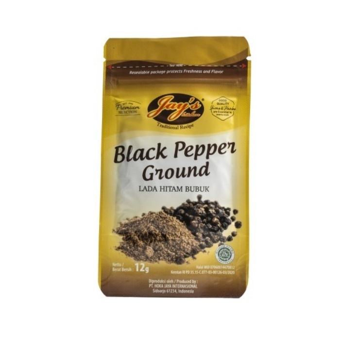 

bubuk lada hitam black pepper ground jays zipper 12
