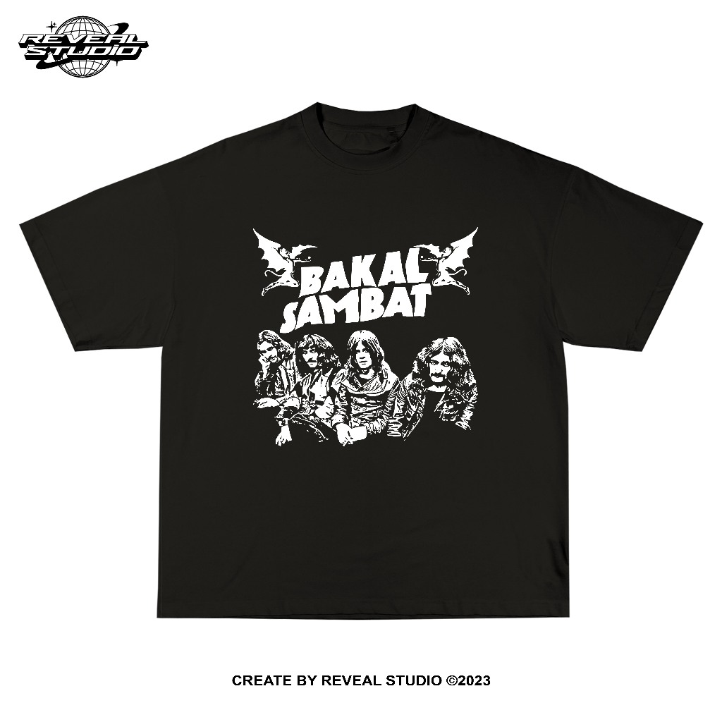 KAOS BAKAL SAMBAT BLACK SABBATH | KAOS PRIA LUCU PARODI PLESETAN BAND METAL