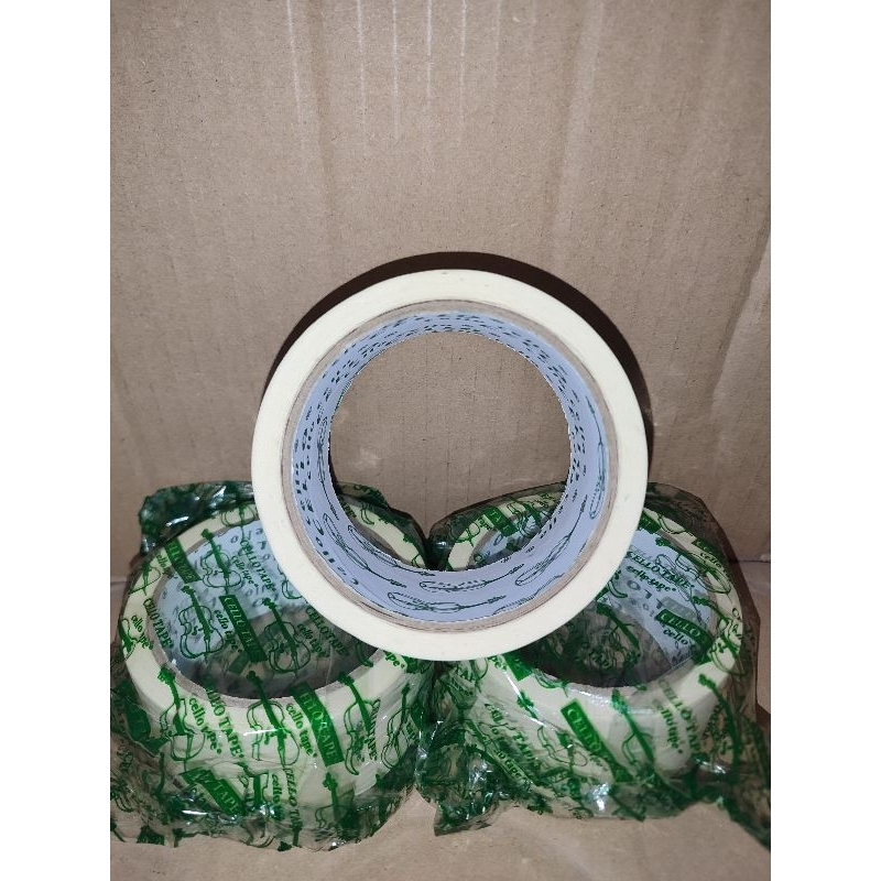 

Lakban Kertas Cello isi 2x lebih banyak / Cello Tape / 48mm x 21 meter (1 pcs)