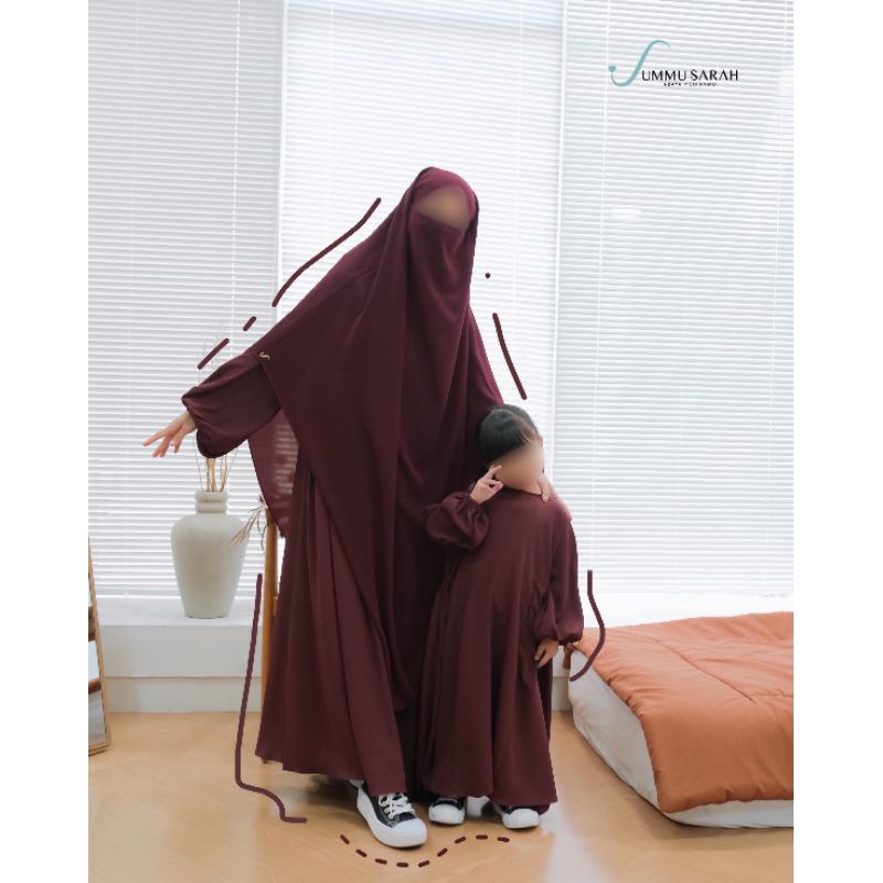 [UMMU SARAH] HALIMAH ABAYA KIDS