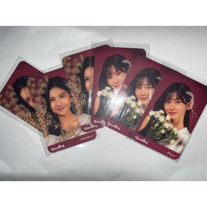 Photocard Meet and Greet anniv 12th PC MnG Flora PC Anindya
