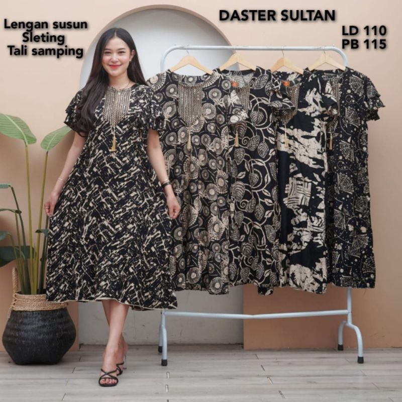 gamis sultan wanita motif batik