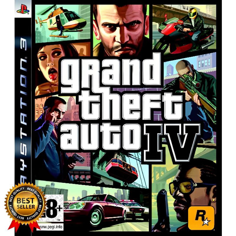 Kaset Game Flashdisk PS3 CFW OFW HEN GTA 4 Grand Theft Auto IV