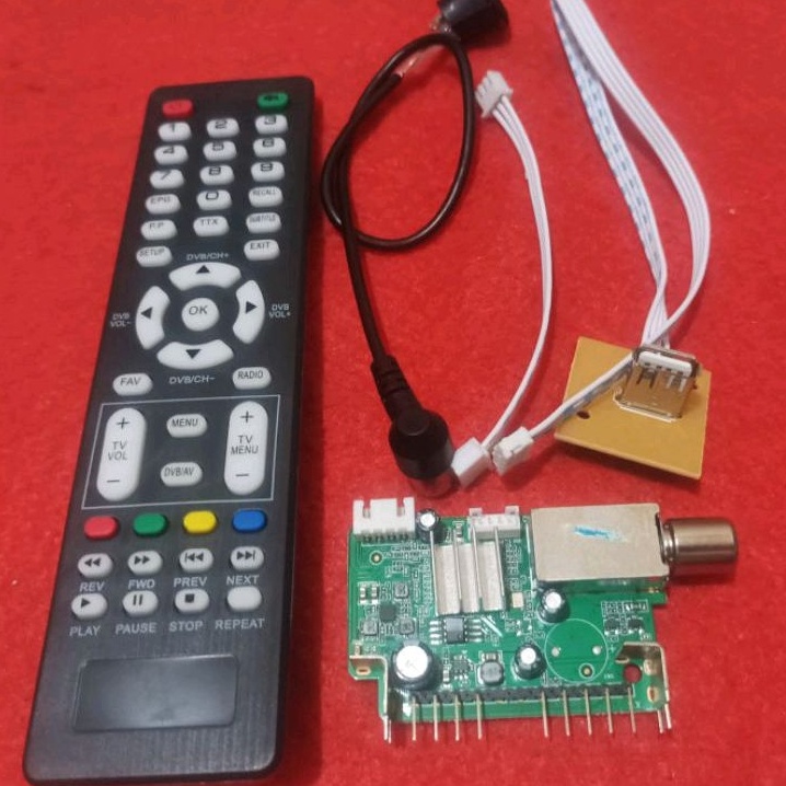 TUNER DIGITAL TV UNIVERSAL KIT UPGRADE TUNER DVB TV TABUNG LCD LED
