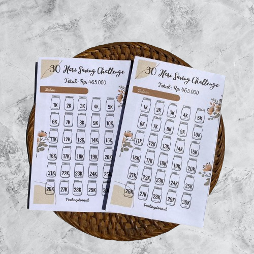 

Amplop tabungan challenge 30 hari 12 bulan