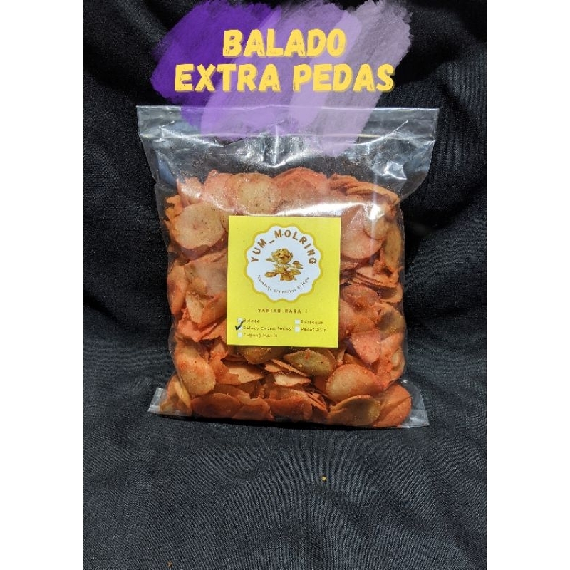 

MOLRING / CIMORING / CIMOL KERING RASA BALADO EXTRA PEDAS KEMASAN 250g