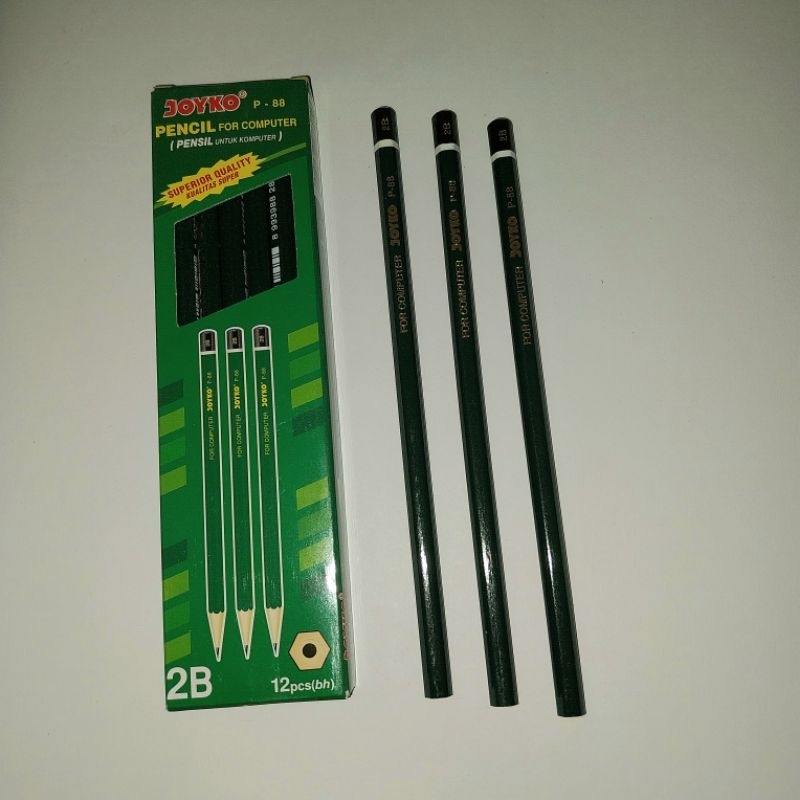 

(12 pcs) Pensil Serut Joyko Hijau P-88