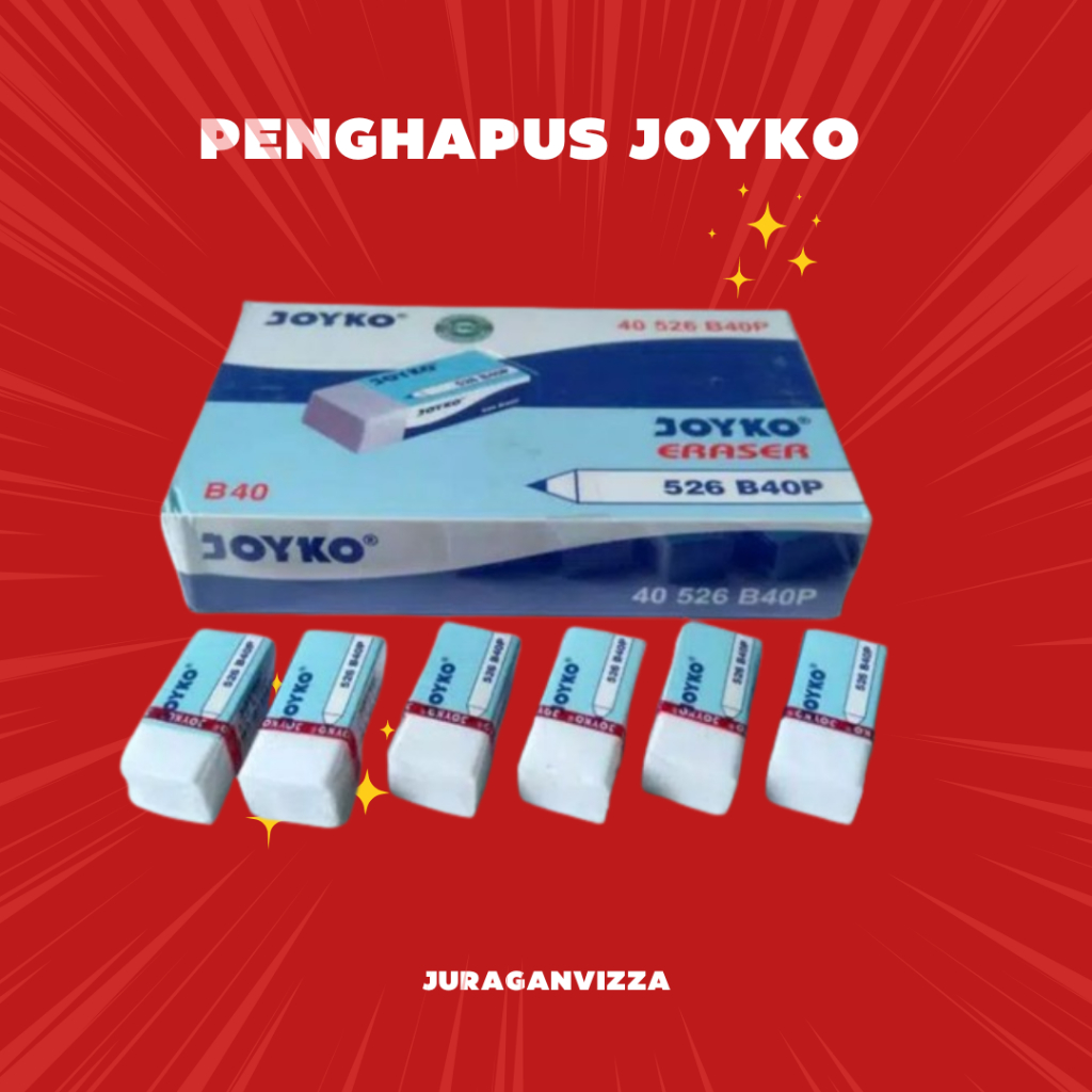 

Eraser Penghapus Joyko 526 - B40P ecer