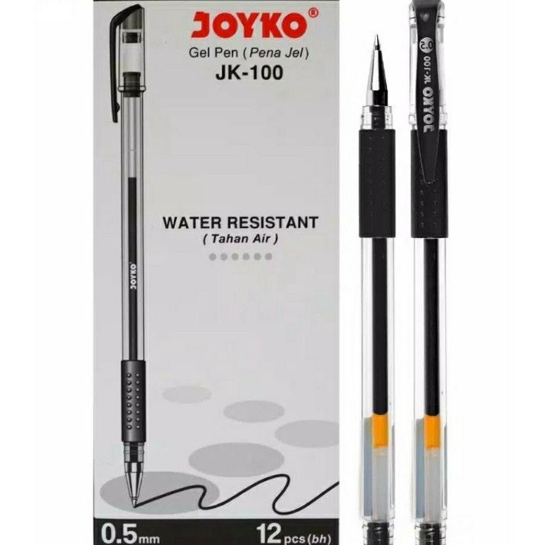 

Hot Sell Pen Bolpen Gel JK1 Joyko HITAM 1 Lsn TD9